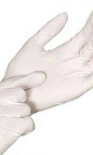 Luva plástica descartável Luva plástica descartável